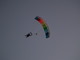 Matthieu et Marc en parachute (Pujaut, 16 ao&ucirc;t 2005)