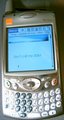 My Treo 650 showing this very web page