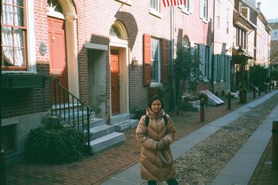 Vue sur @@@ Street (Philadelphie, Février 2001)