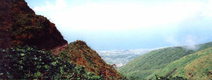 Vue depuis la Soufriere