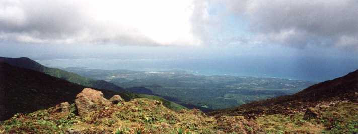 Vue depuis la Soufriere