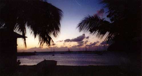 Coucher de Soleil a Deshaies