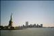 La Statue de la Liberte et South Manhattan (depuis le Ferry)