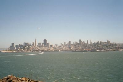 Vue sur San Francisco depuis l’île d’Alcatraz