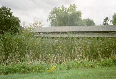 Pont couvert (Shelburne Museum, Vermont USA, 22 septembre 2001)