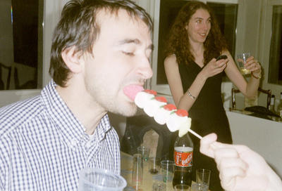 Matthieu en pleine action (Roses, Espagne, 31 Décembre 2001)