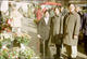 Béné, Shoko et Takashi sur le marché aux fleurs (Aix, 12 Janvier 2002)