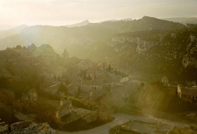 Le village des Baux (Les Baux, 27 Janvier 2002)