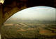 Vue sur la plaine au pied du rocher des Baux (Les Baux, 27 Janvier 2002)