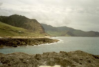 Yokohoma Beach (île d’Oahu, Hawaï, 3 Mai 2002)