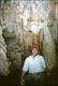 François au milieu de stalactites (Grotte de Trabuc, Anduze, 29 Juin 2002)