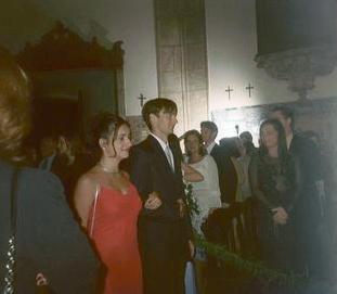 Julien et sa co-marraine (Outeiro da Gloria, Rio de Janeiro, 21 Juillet 2002)