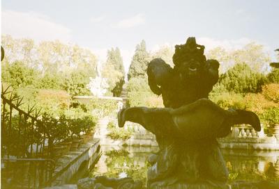 Fontaine de Neptune dans les jardins de Boboli (Florence, 27 Octobre 2002)