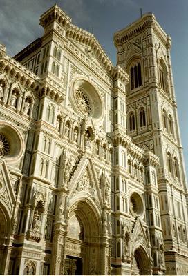Façade du Duomo (Florence, Italie, 28 Octobre 2002)