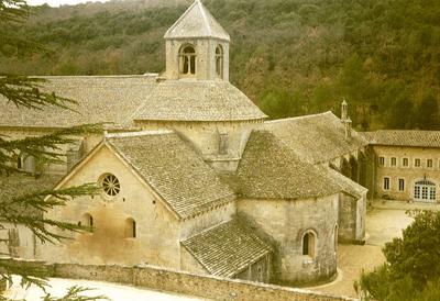 Abbaye de Sénanque (Lubéron, 27 Décembre 2002)