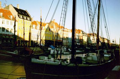 Le canal Nyhavn (Copenhague, 19 Février 2003)