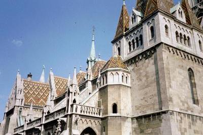 L’église Saint-Mathias (Buda, Hongrie, 18 Mai 2003)