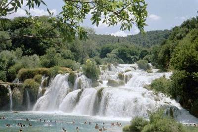 Les cascades du Parc National de Krka (Croatie, 7 Juillet 2003)