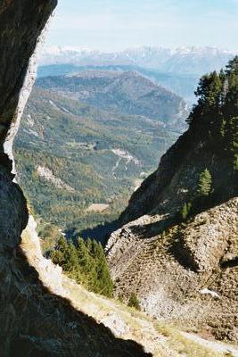 La vallée de Grenoble vu du plateau du Vercors (Vercors, 11 Octobre 2003)