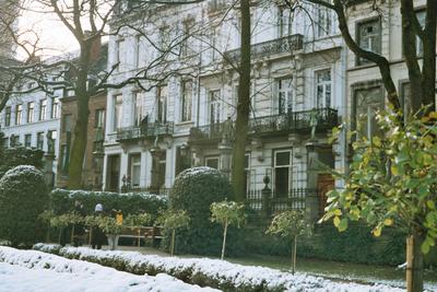 Dans le jardin du petit Sablon (Bruxelles, 2 Janvier 2004)