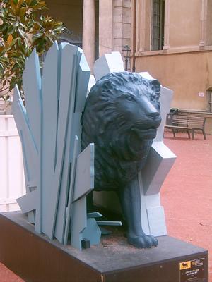 Lion du palais Saint-Jean (Lyon, 24 Juillet 2004)