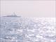 Frégate à l’horizon(Grande rade de Toulon, 12 Août 2004)