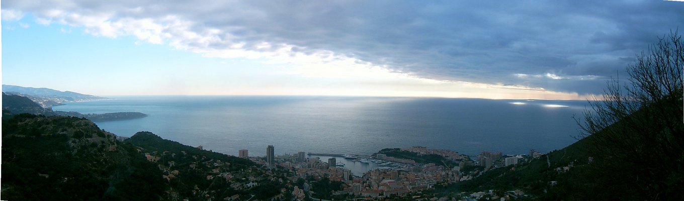 Giboules sur la mer (La Turbie, 21 Décembre) 