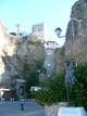 La place des Deux Frères et le Château, (Roquebrune Cap-Martin,  19 Décembre) 