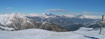 Panorama sur les montagnes environnantes (Foux d’Allos, 28 Janvier 2005)