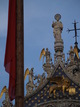 Saint Marc veillant sur sa basilique (Venise, 28 Mars 2005)