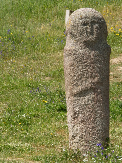 Menhir sculpté (Filitosa, 2 Mai 2005)