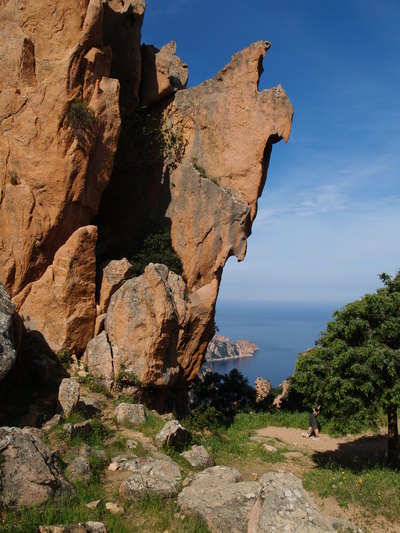 Les calanche de Piana (Promenade du château fort, 4 Mai 2005)