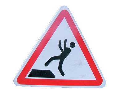 Attention, chute d'humains