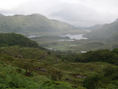 The Ladies View (dans la brume), sur la Ring of Kerry ( 2 août 2005)