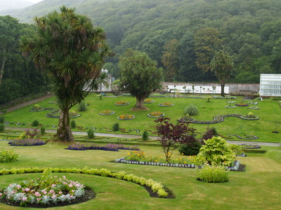 Les jardins de la Kylemore Abbey (Connemara, 4 août 2005)