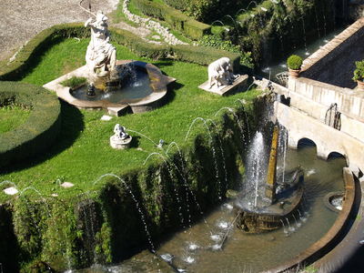  La fontaine Rometta à la villa d’Este (Tivoli,  9 octobre 2005)