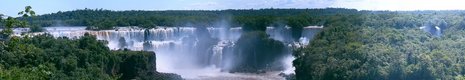  Panorama des chutes côté Brésilien (10 novembre 2005)