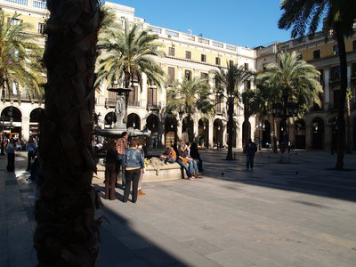 Plaza Reial (Barcelone, 18 février 2006)