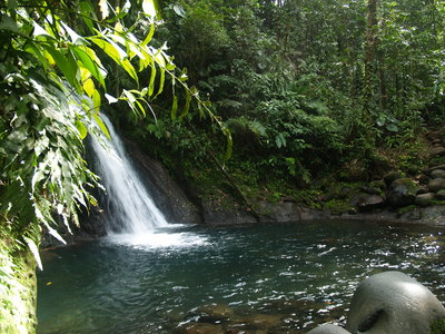  La cascade aux écrevisses sur la route de la traversée (22 mars 2006)