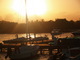  Coucher de soleil sur le port de Sainte-Anne (30 mars 2006)