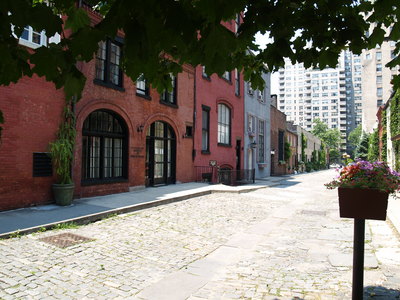  Ruelle pavée de Greenwhich (New-York City, 18 juin 2006)