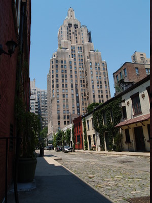  Ruelle pavée de Greenwhich (New-York City, 18 juin 2006)