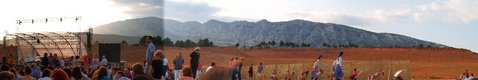  Concert en hommage à Cézanne dans les carrières de Bibémus, au pied de la Sainte-Victoire (Puyloubier, 5 juillet 2006)