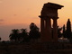  Le temple de Castor et Pollux au coucher de soleil (Vallée des Temples, Agrigente, 16 octobre 2006)