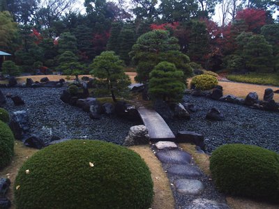  Jardin de pierre du château Nijo (Kyoto, 13 décembre 2006)