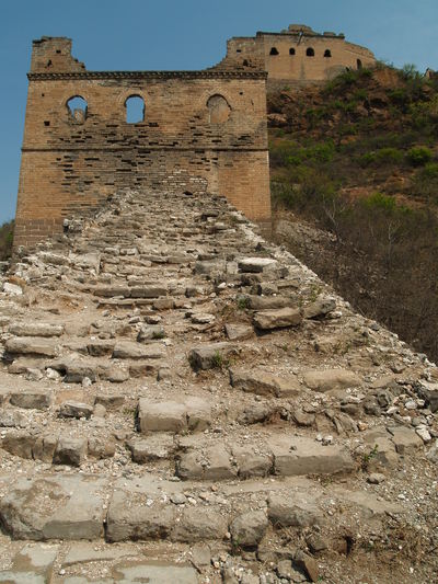  Sur la grande muraille de Chine (24 avril 2008)