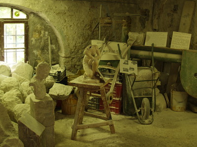  Atelier de travail de l’albâtre à Volterra (29 mai 2008)