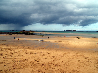  La plage de Saint-Enogat (Dinard) ( 7 juillet 2008)