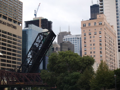  Sur les bords de la Chicago River (29 septembre 2008)
