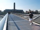  Le millenium bridge, en direction de la Tate Modern (20 septembre 2008)